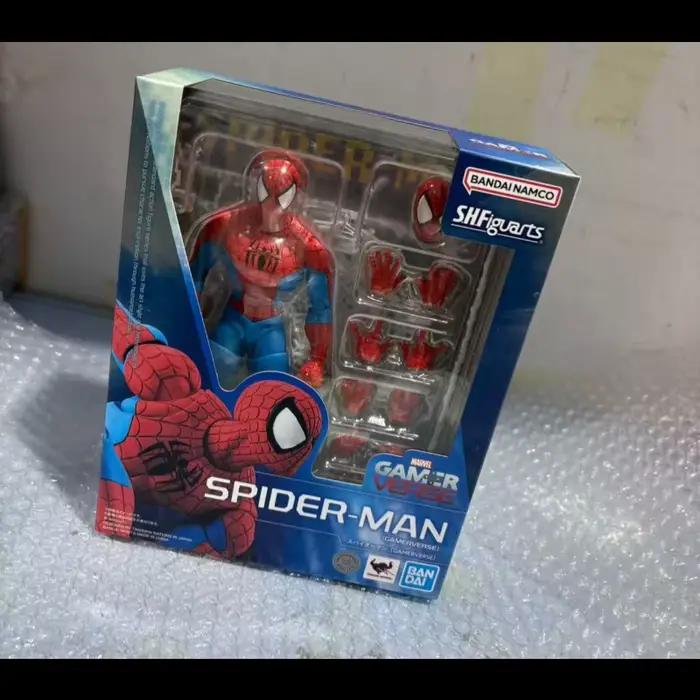 100% Original Bandai SHF Spider-Man GAMERVERSE jeu univers figurines jouets cadeaux Collection
