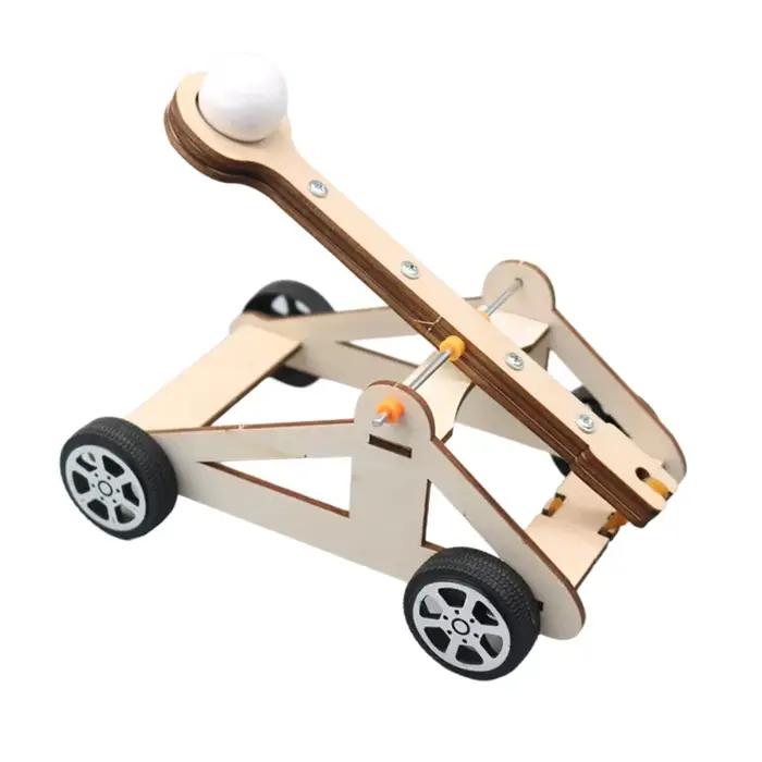 Kit d'expérimentation scientifique DIY : Jouet catapulte à construire soi-même