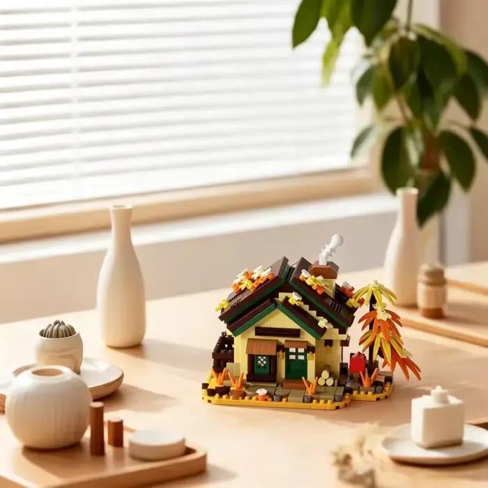 Ensemble de blocs de construction Four Seasons Cottage