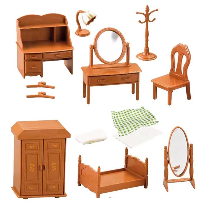 1:12 maison de poupée meubles miniatures jouets ensemble bricolage forêt famille enfants filles semblant jouer
