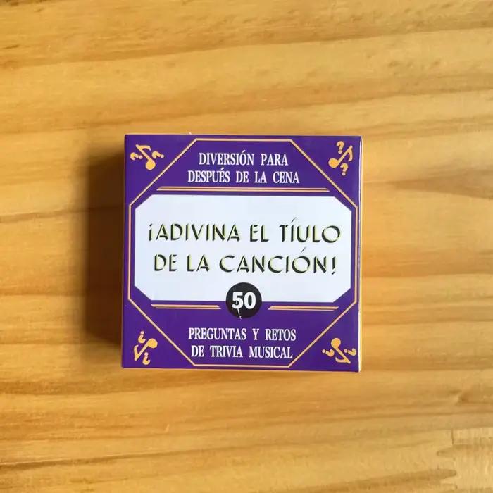 Mini jeu de cartes 'I Adivina Esta Palabra' - Jeu de société espagnol populaire avec 50