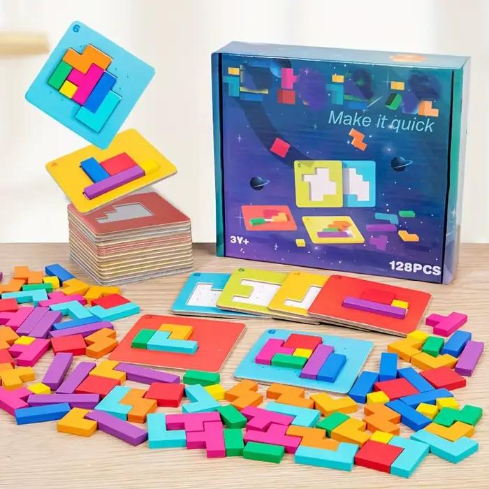 Jeu de puzzle coloré pour enfants