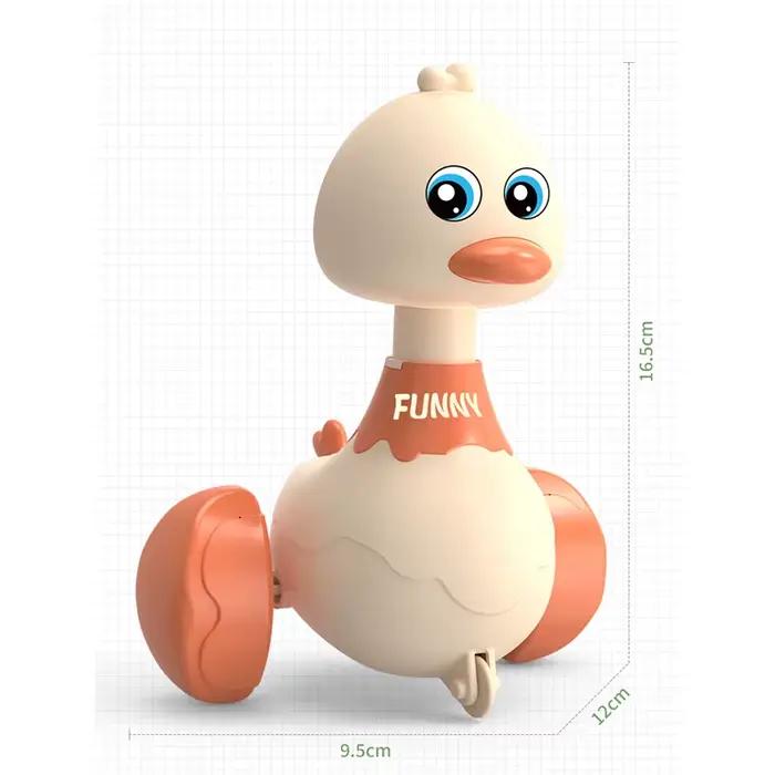 Jouet pour bébé, canard pivotant de dessin animé