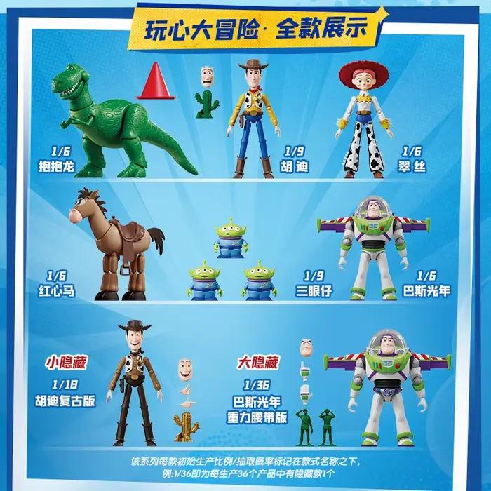 BLOKEES Nouvelle Édition Élite Toy Story Figurines de Construction Modèles à Assembler Jouets Décorations de Bureau Objets de Collection Cadeaux