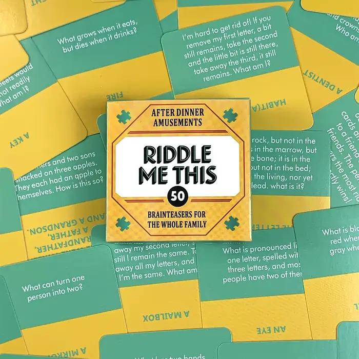 Mini taille crie-moi ce jeu de cartes avec 50 Dilemmas amusants (un jeu