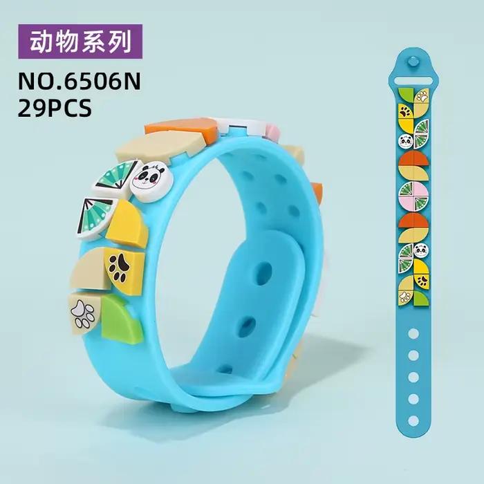 2023 nouveau bricolage DOTS Go Team! blocs de construction jouets 41900 41901 41902 41903 41911 41912 Bracelet en Silico