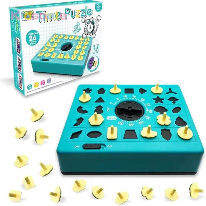 Jeu de société Pop Up, puzzle de formes assorties pour enfants