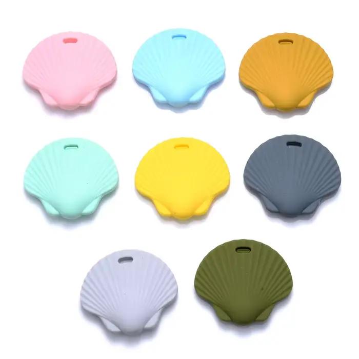 Perles en Silicone avec lettres de l'alphabet anglais de 12mm