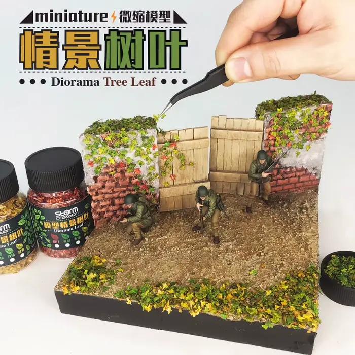 Kit de modèle de feuille d'arbre Miniature de Simulation de 33ml