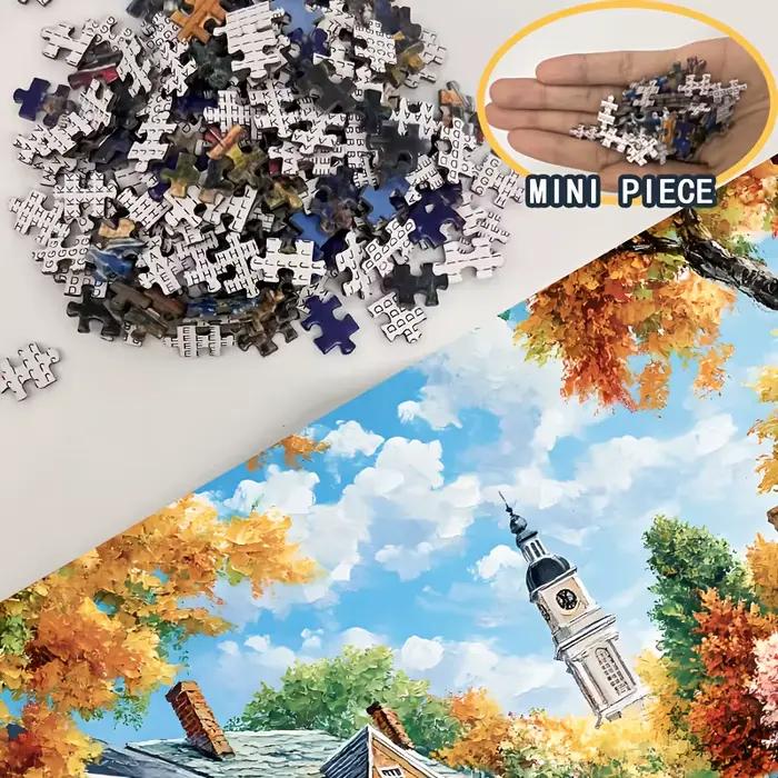 Puzzle mini taille 1000 pièces paysage urbain d'art de rue de l'après-midi-carton premium