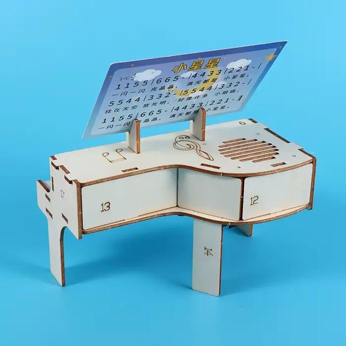 Boîte à musique piano électrique créative et amusante STEAM DIY
