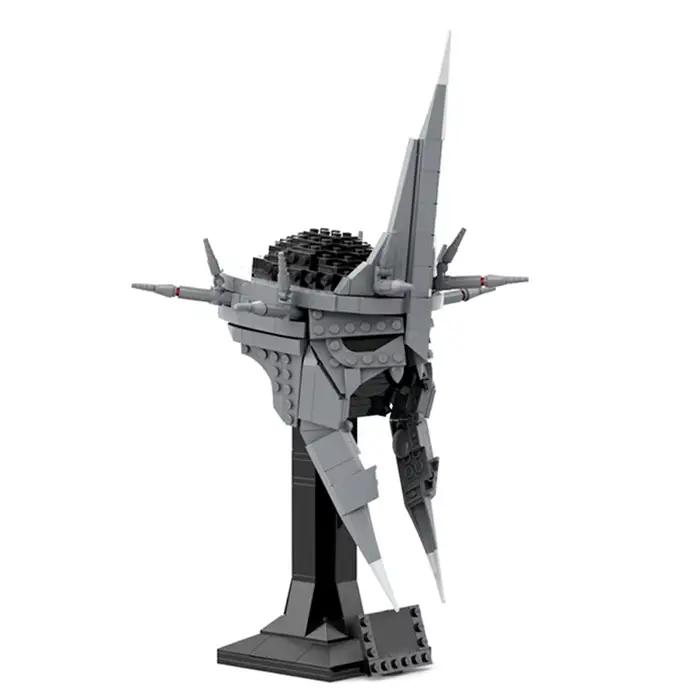 Ensemble de blocs de construction MOC Angmar Witch-king Helmet