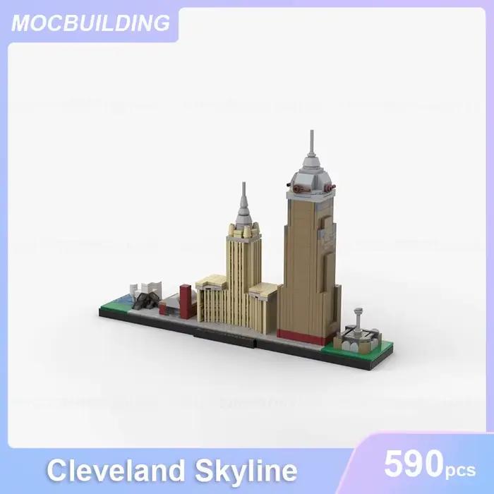 Modèle de décennie s de Construction MOC de Cleveland Skyline