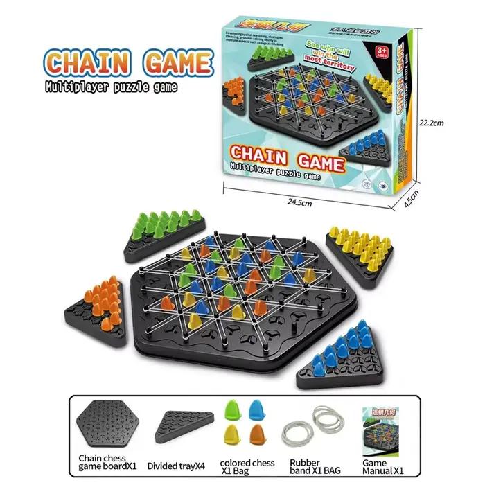 Jeu d'échecs Triangle à chaîne