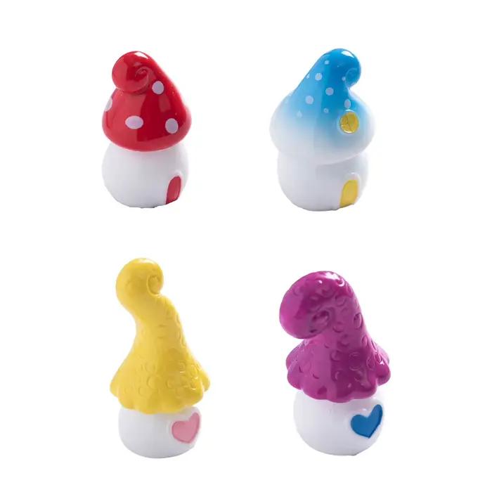 20 pièces Mini maison de champignon chalet bricolage jouet artisanat Figure mousse Terrarium fée jardin ornement