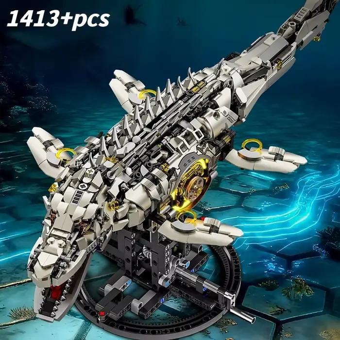 Nouveaux blocs de construction techniques Mosasaurus