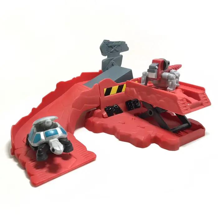 Piste de modèle de dinosaure pour enfants, camion de dinosaure, voiture de jouet de dinosaure active, plusieurs scènes peuvent être assemblées, cadeau de jouets pour enfants, 1:64, KL23