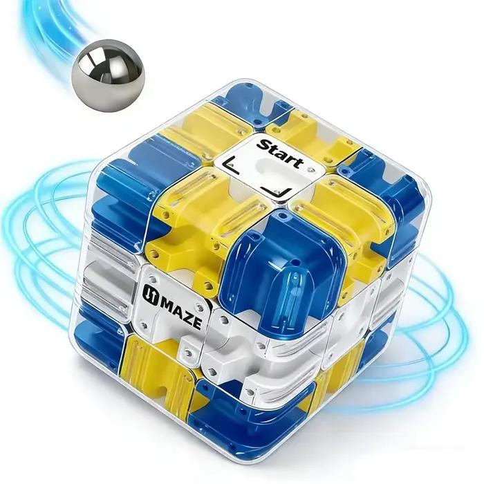 Casse-tête 3D Difficile : Labyrinthe Cube de Logique pour Adultes et Enfants – Défi IQ et Jeu de Résolution de Problèmes