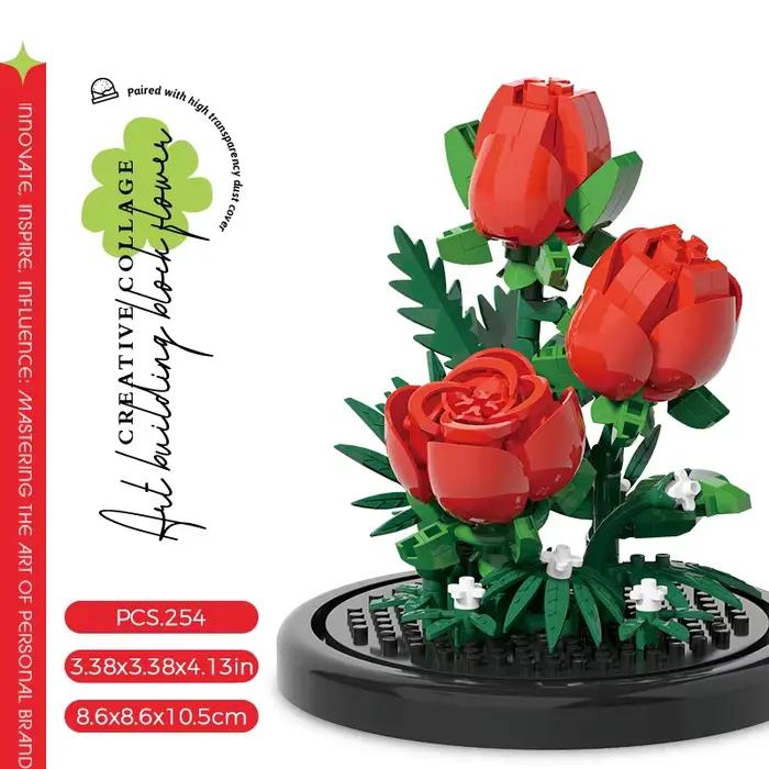 Bouquet de blocs de construction de micro-particules pour enfants