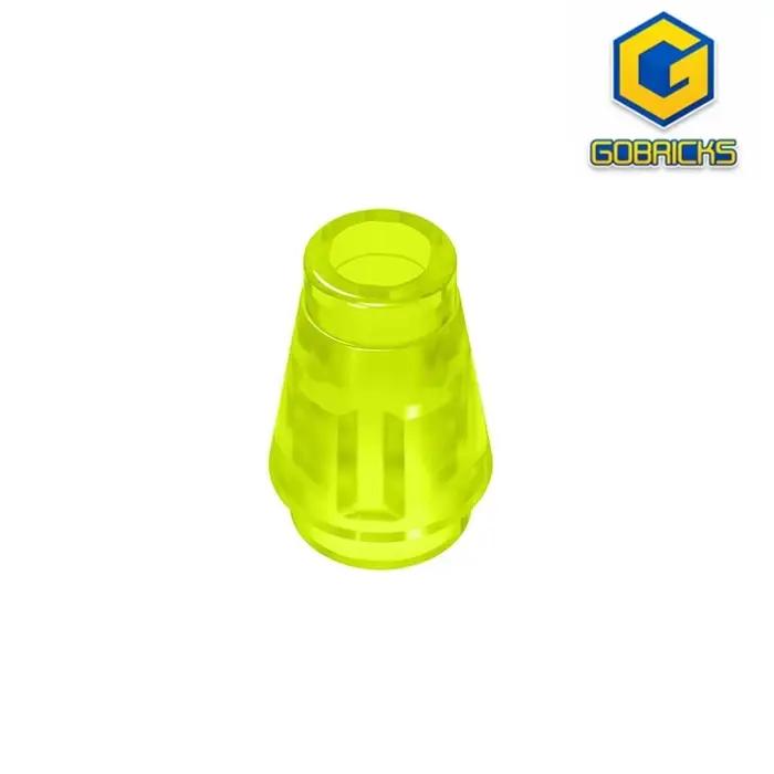 Gobricks GDS-606 cône de nez petit 1X1 compatible avec lego 4589 6188 59900 64288 blocs de construction éducatifs bricol
