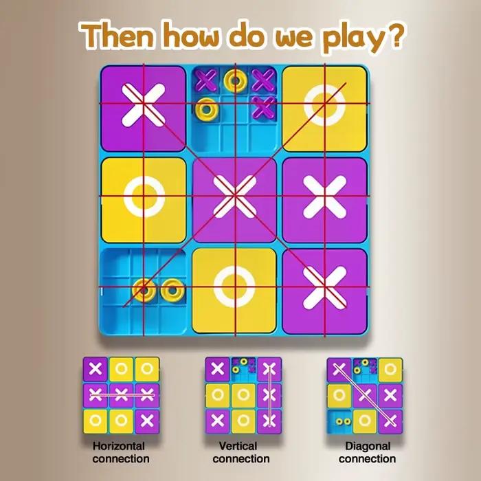 Jeu de Tic Tac Toe amélioré avec des pions X et O