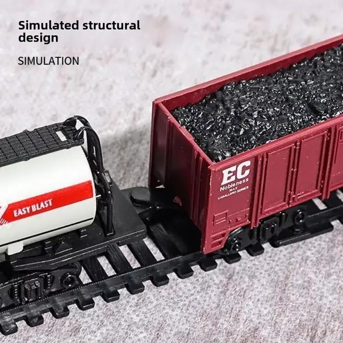 Coffret de train de simulation classique avec rails lumineux