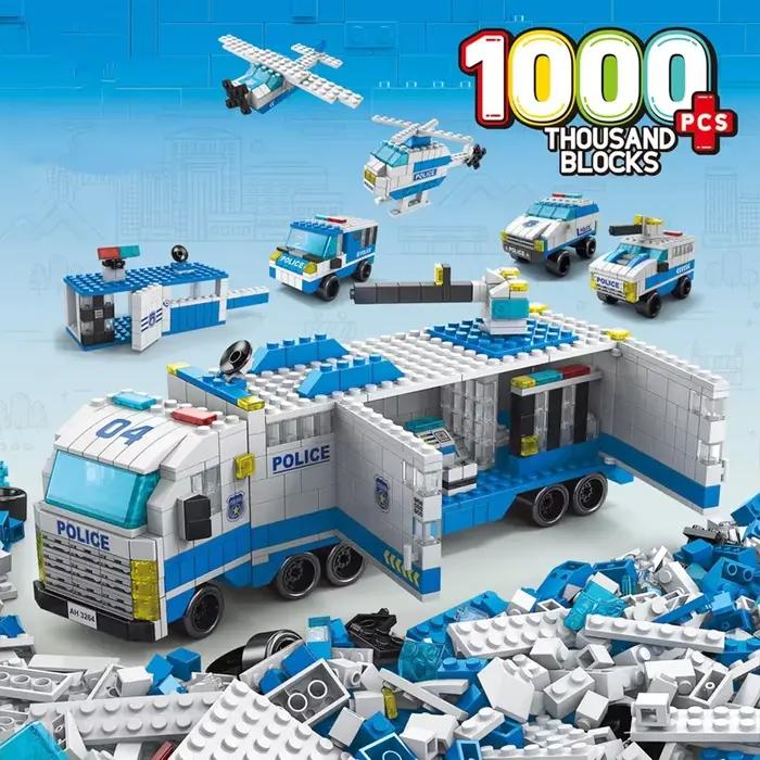 Ensemble de blocs de construction de modèles de ville classiques 6 en 1