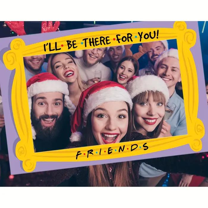 Décorations de fête d'anniversaire d'amis, accessoires de photomaton sur le thème des amis, émission de télévision, fête de remise des diplômes