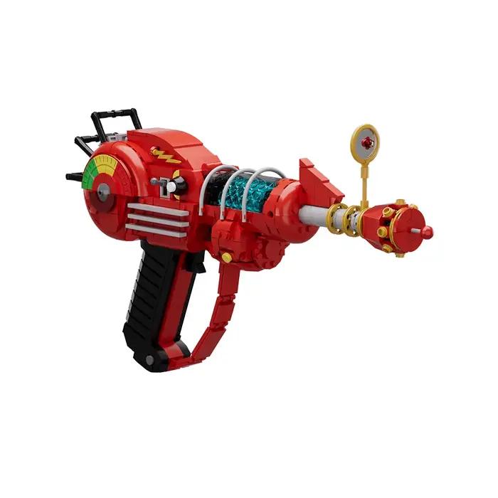 Gorbicks MOC rouge Call of Duty Ray pistolet modèle briques jeu de bricolage blocs de construction Kit accessoires jouet