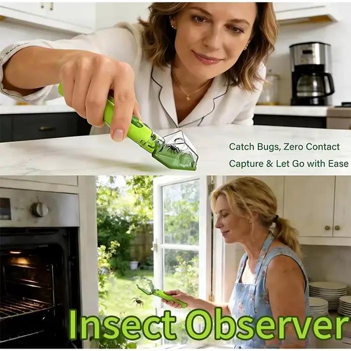 Loupe d'observation d'insectes et d'insectes volants