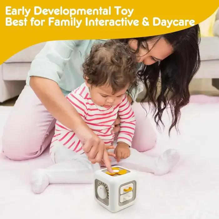 Cube d'activité multifonctionnel thématique transport pour enfants apprentissage sensoriel jouet éducatif montessori occasion voyage et fêtes