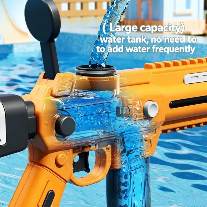 Nouveauté 2026 Pistolet à eau électrique à pulvérisation rapide, jouet d'été pour enfants, pour les jeux de plein air à la plage, pistolet de combat fantaisie, pour garçons, enfants et adultes