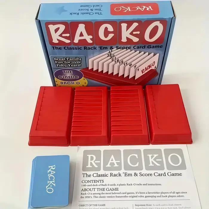 Jeu de table rétro Classic Rack design vintage pour réunions de famille et fêtes de fin d'année cadeau pour adultes occasions spéciales parties sociales