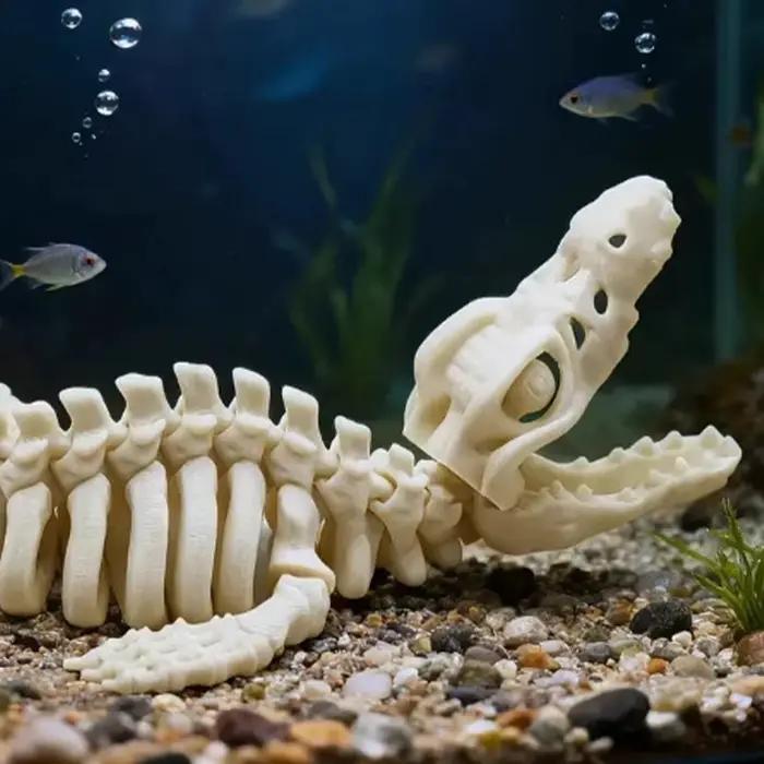 Figurine d'action de dinosaure jouet Mosasaurus articulé imprimé en 3D