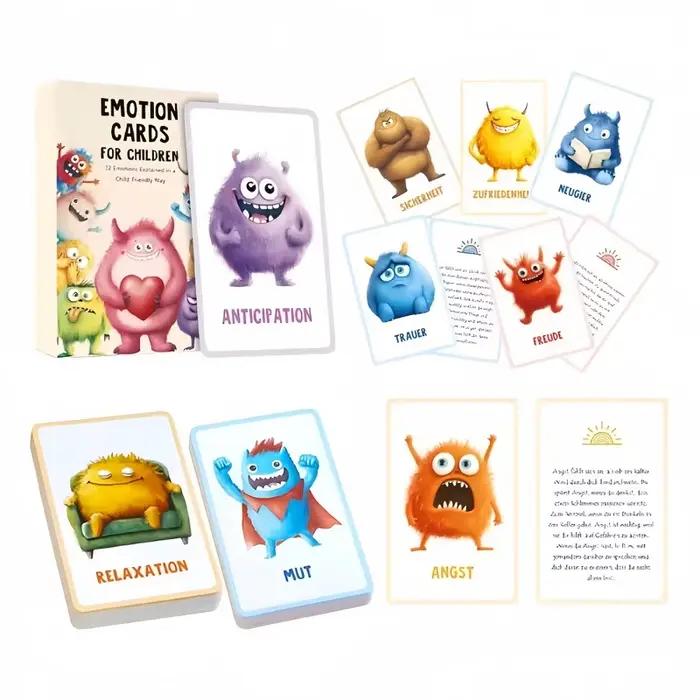 Jeu de cartes « Monstre émotionnel »