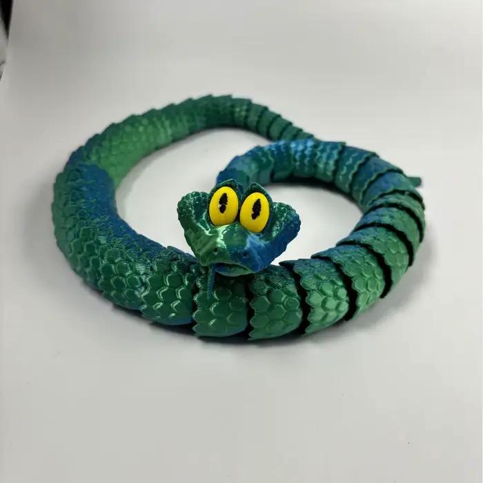 Nouveau Statue De serpent Zootopia 2 Gary De'Snake imprimée en 3D, jouet commun d'activité, modèle Animal serpent simulé, cadeau d'anniversaire pour enfants