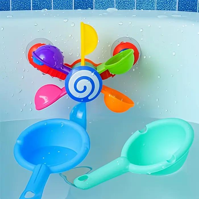 Jouets de bain de moulin à vent rotatif amusants