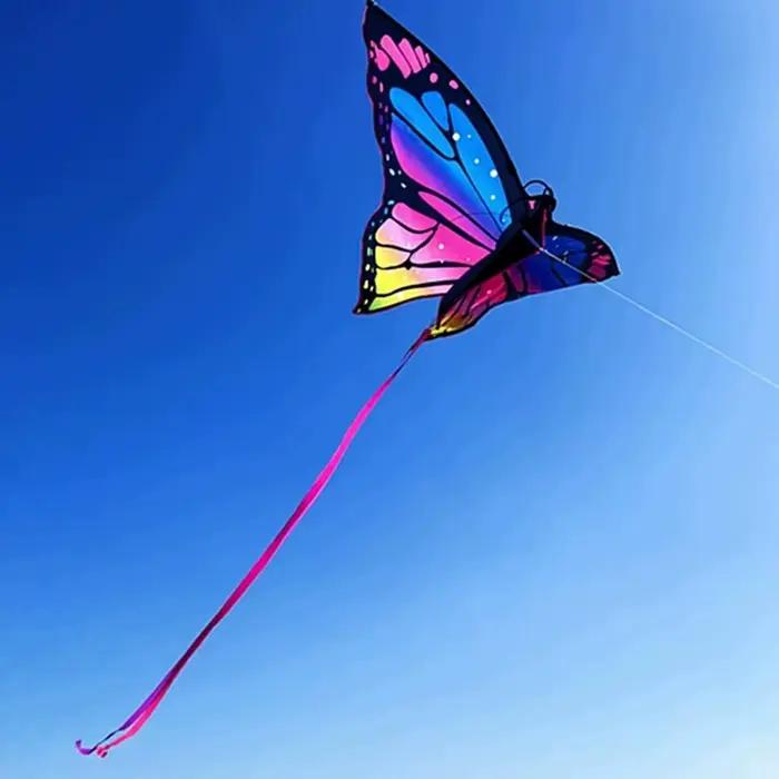 Cerf-volant papillon coloré pour enfants