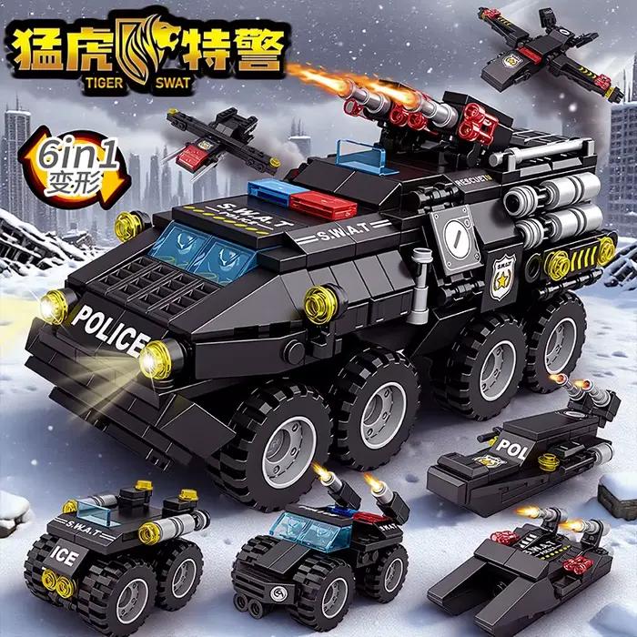 Blocs de Construction militaires 6 en 1