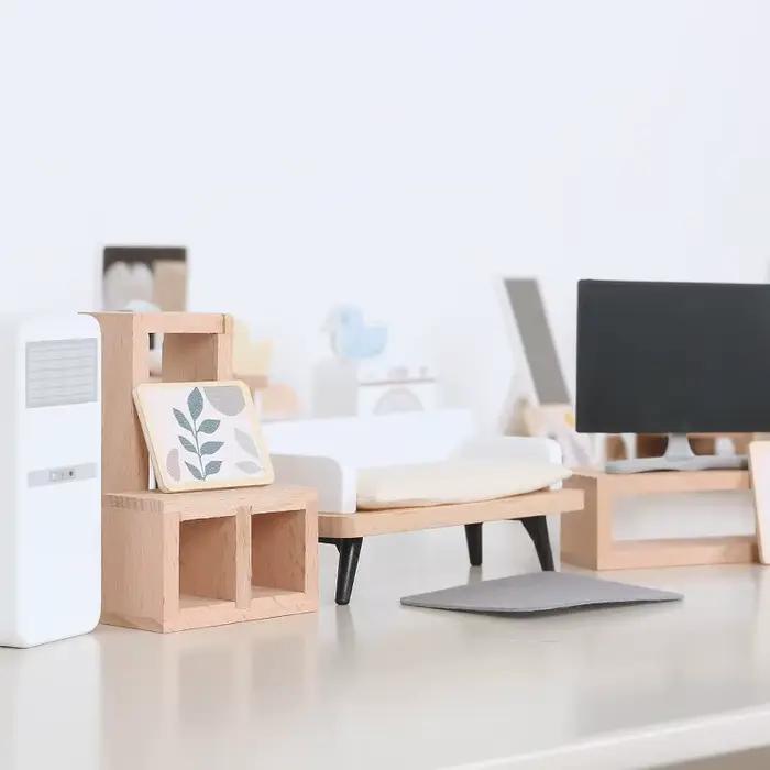 Maison de jeu en bois, ensemble de jouets