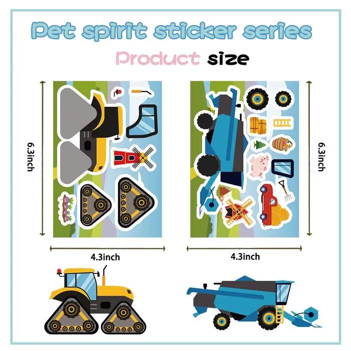 Autocollants de Puzzle pour tracteur agricole