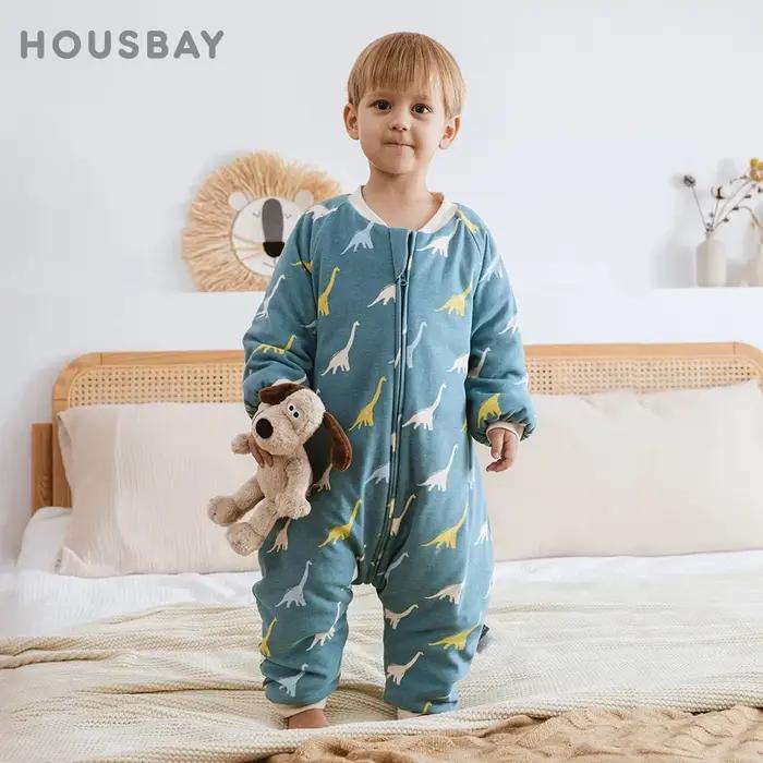 Sac de Couchage Dinosaure pour Bébé de 1 à 4 Ans