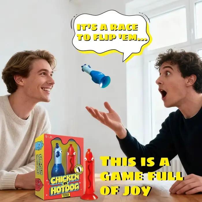 Jeu de société interactif et éducatif Fast Strategy Chicken Vs Hotdog