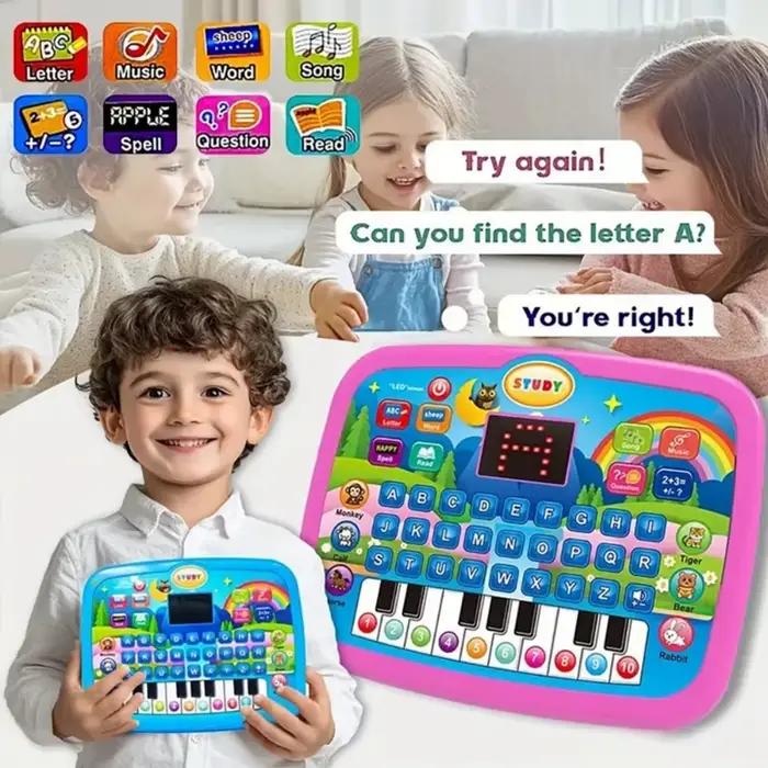 Jouet de tablette LED éducatif pour enfants