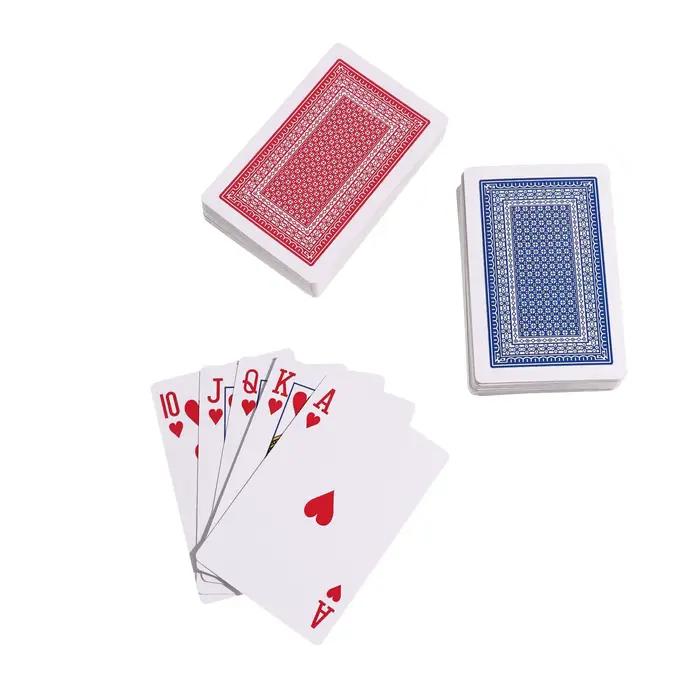 Cartes à jouer, format poker, index standard, cartes pour le Blackjack, l'Euchre, le Canasta
