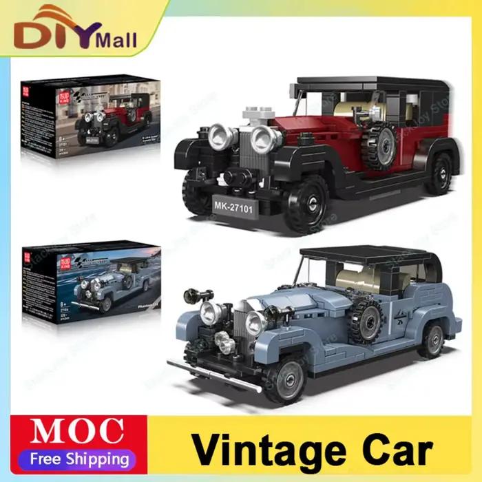 Mould King – ensemble de blocs de construction de voiture de course Vintage de luxe