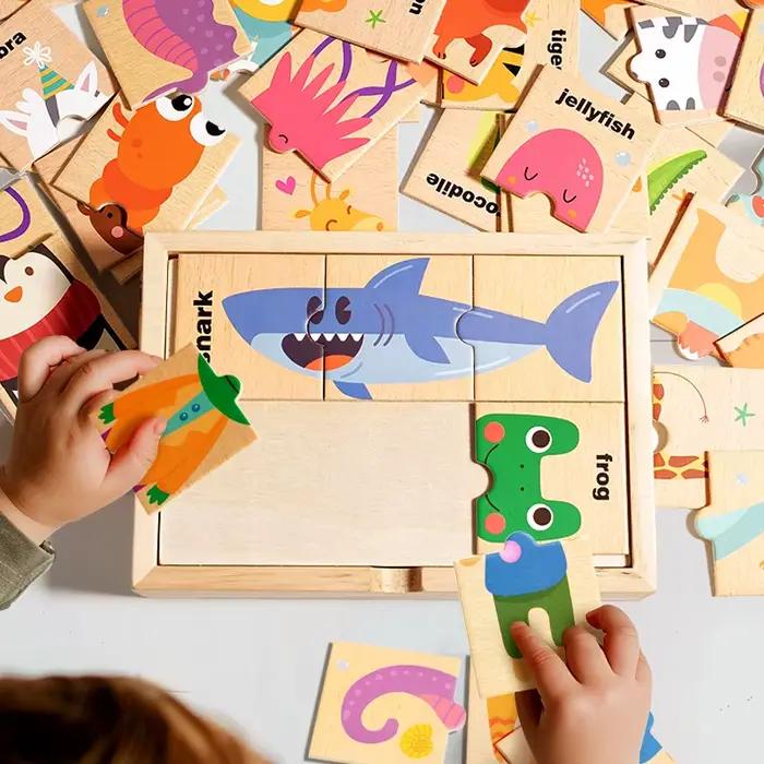 Puzzle Animal de dessin animé