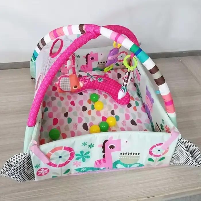 Cadre de Fitness pour bébé, couverture de jeu rampant, tapis éducatifs multifonctionnels, couverture rampante pour clôture, jouets d'éveil pour nourrissons