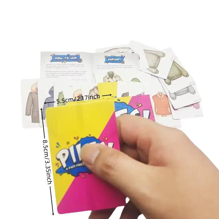 Jeu de cartes de correspondance de vêtements