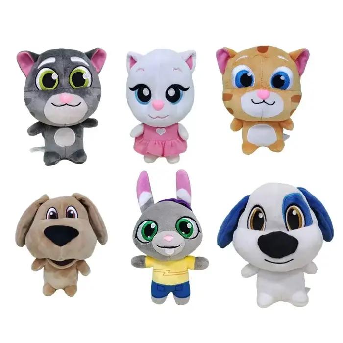 15 cm parlant Tom et ses amis peluche poupée Kawaii parlant Tom Angela Hank gingembre Ben griffe Machine poupées cadeau ne peut pas parler Version